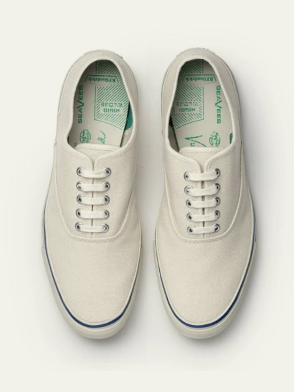 SeaVees LIMITED Issue Mens Founders Edition BF Goodrich Yacht Shoe 10.5 White